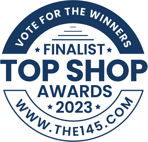 Top Shops 2023 Finalists badge